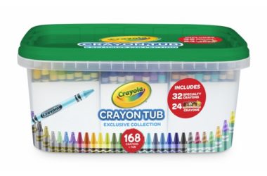 168-Ct Crayola Tub for just $9.97 (Reg. $20.00)!