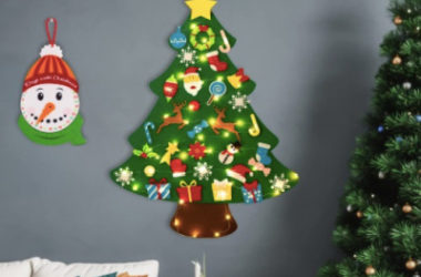 3ft DIY Lighted Felt Christmas Tree Just $9.59 (Reg. $16)!