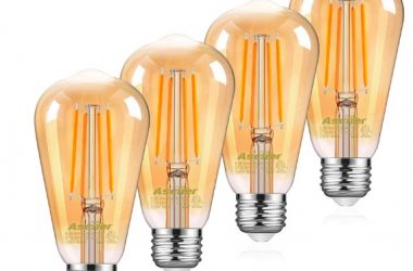 4 Dimmable Vintage LED Edison Bulbs Just $6.83 (Reg. $19)!