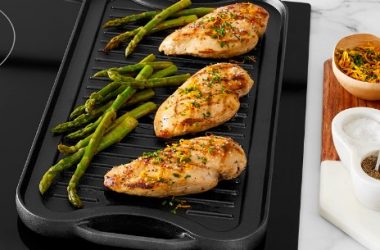 Pre-Seasoned Cast Iron Reversible Grill/Griddle Just $17.45 (Reg. $35)!