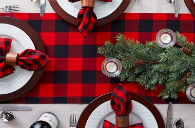 Decorate Your Table With This Plaid Table Runner for Just $4 (Reg. $10)!