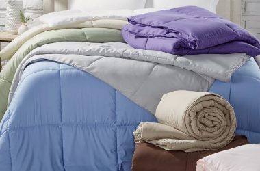 Lightweight Microfiber Down Alternative Comforter Only $19.99 (Reg. $110)! ALL SIZES!