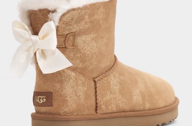 Ugg Mini Bailey Bow Glimmer Boots for $95.99 (Reg. $160)!
