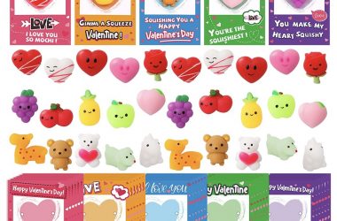 30 Pack Valentines Day Squishies and Cards Just $5.59 (Reg. $22)!