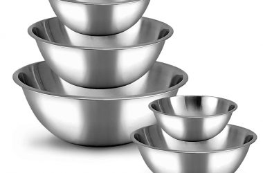 5Pc Stainless Steel Mixing Bowls Set Just $15.95 (Reg. $29)!