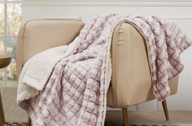 Reversible Micromink to Faux-Sherpa Throw Only $12.25 (Reg. $30)!