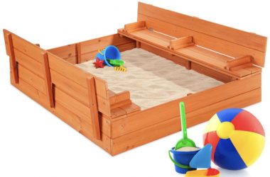 Kids Cedar Sandbox w/ 2 Benches Only $99.99 (Reg. $120)!