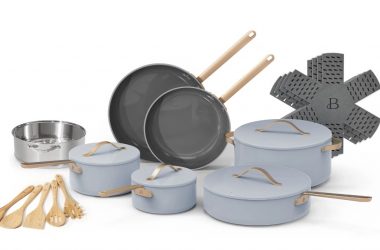 Beautiful 20pc Ceramic Non-Stick Cookware Set for $119 (Reg. $200)!