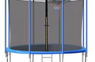 10ft Trampoline with Basketball Hoop Just $179.99 (Reg. $500)!