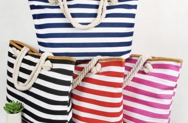Oversized Stripe Tote Bags Just $8.99 (Reg. $35)!